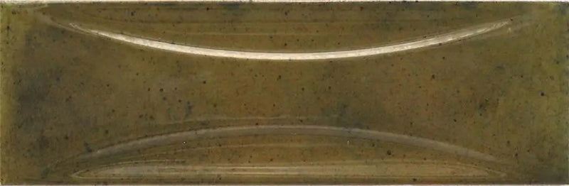 Olive Green 2.5x8 Glossy Ceramic Subway Deco Tile (38 pack, 5.38 sq ft/case) by Apollo Tile