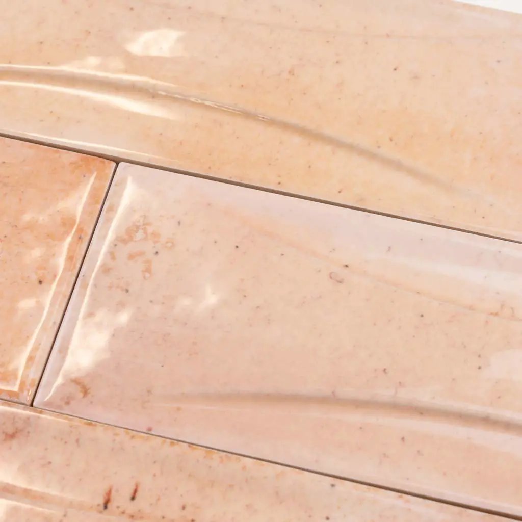 Pink 2.5x8 Glossy Ceramic Subway Deco Tile (38 pack, 5.38 sq ft/case) by Apollo Tile