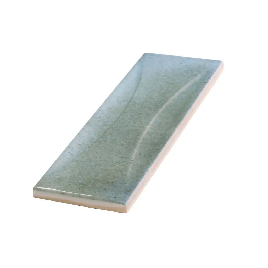 Blue 2.5x8 Glossy Ceramic Subway Deco Tile (38 pack, 5.38 sq ft/case) by Apollo Tile