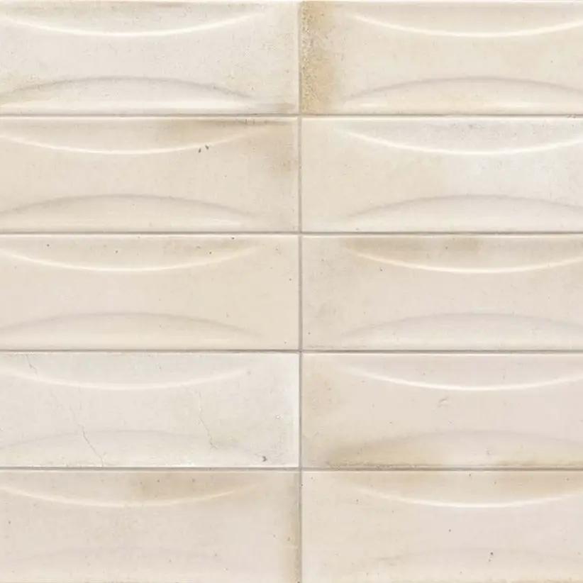 White 2.5x8 Glossy Ceramic Subway Deco Tile (38 pack, 5.38 sq ft/case) by Apollo Tile