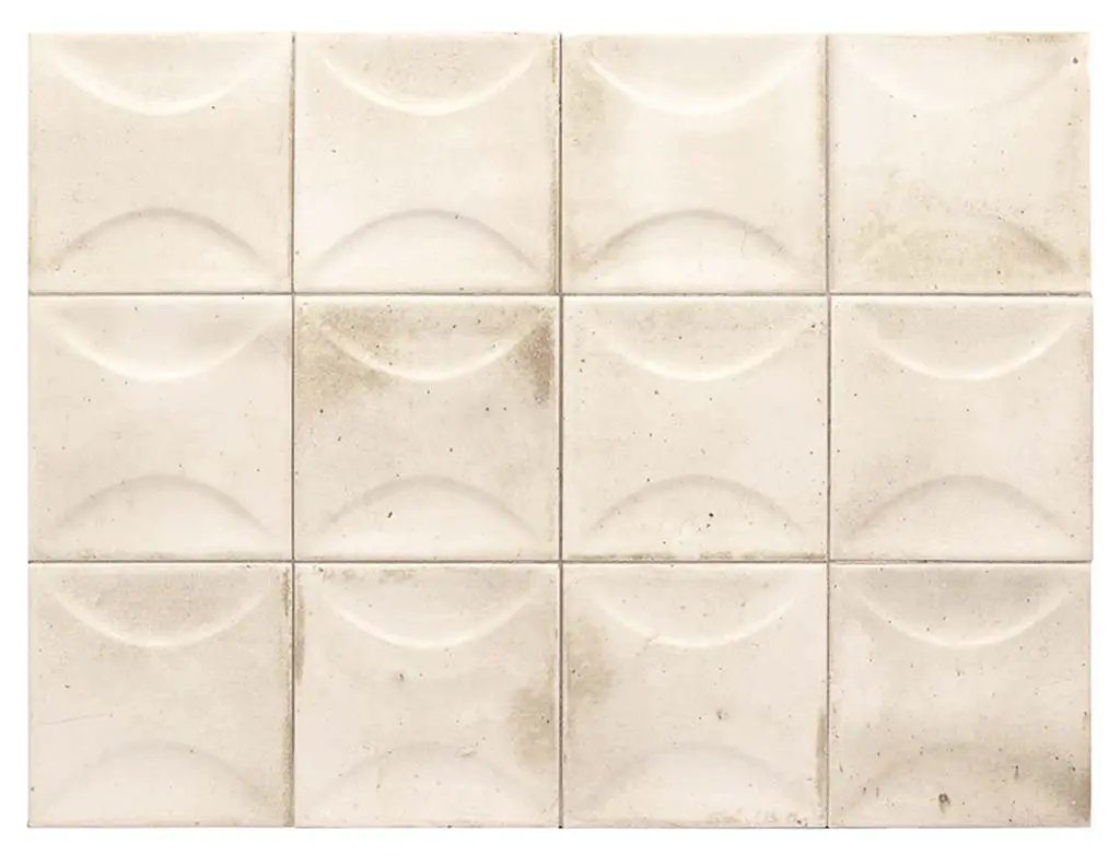 White 4x4 Glossy Ceramic Square Deco Tile (60 pack, 6.68 sq ft/case) by Apollo Tile