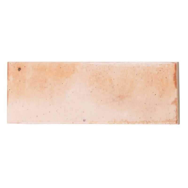 Pink 2.5x8 Glossy Ceramic Subway Tile (38 pack, 5.38 sq ft/case) by Apollo Tile