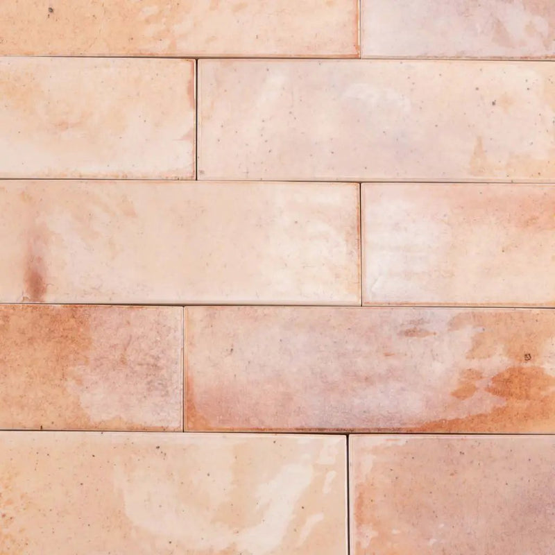 Pink 2.5x8 Glossy Ceramic Subway Tile (38 pack, 5.38 sq ft/case)