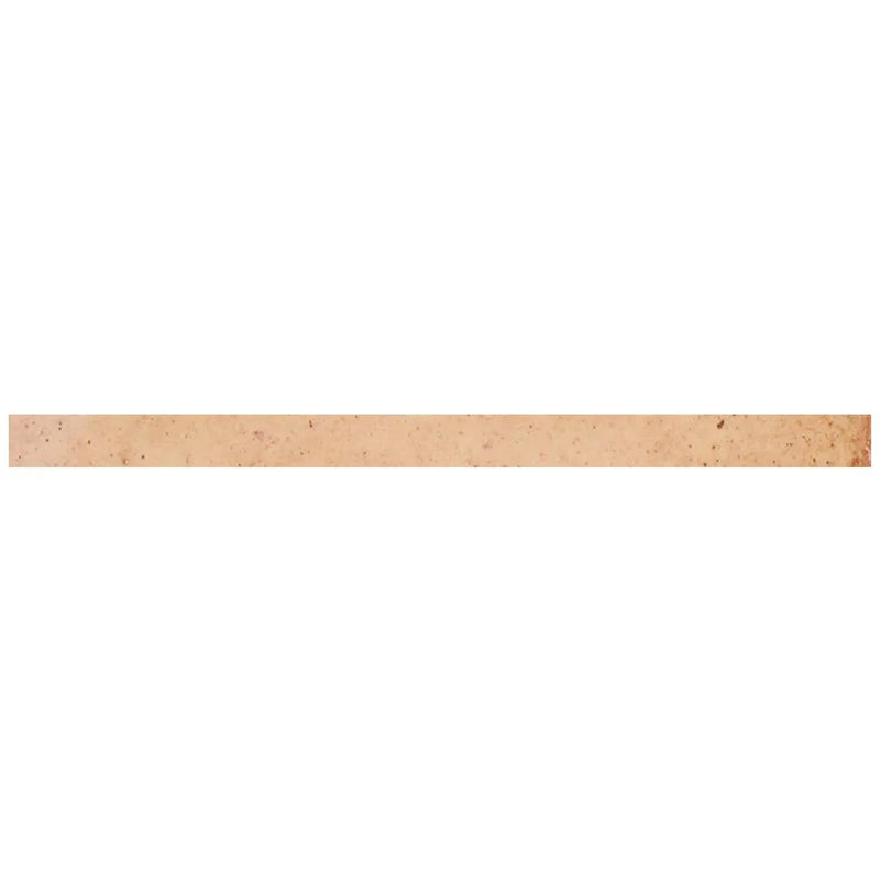 Pink 0.5x8 Glossy Ceramic Pencil Tile Trim (10 pack, 0.7 sq ft/case) by Apollo Tile