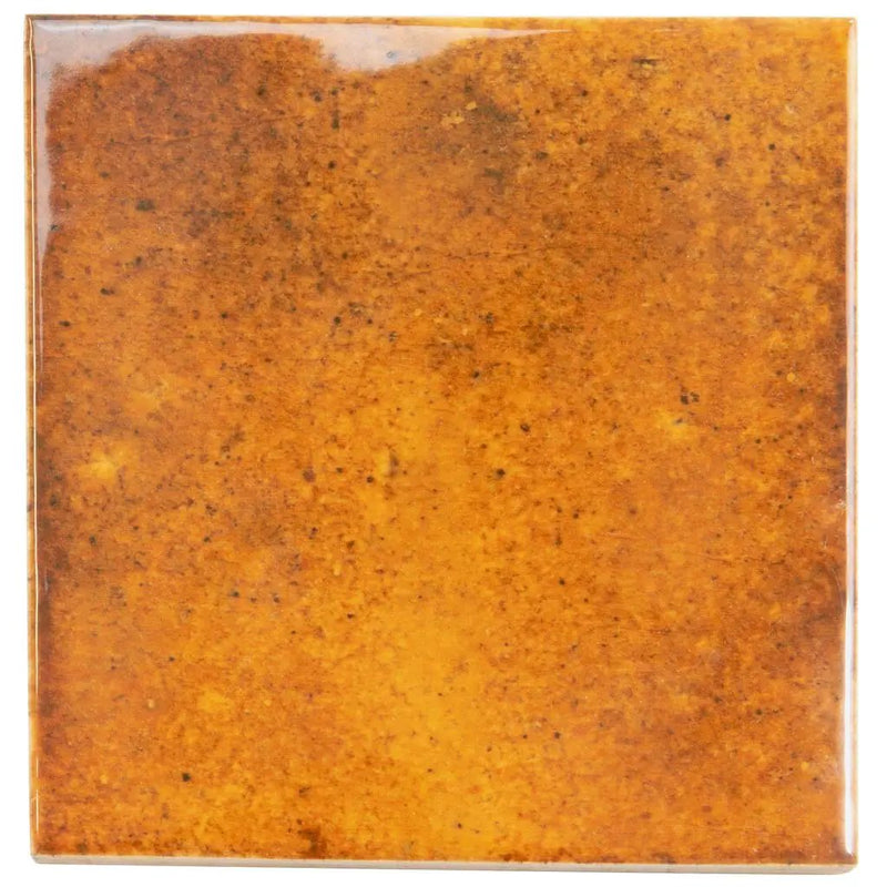 Red 4x4 Glossy Square Ceramic Tile (60 pack, 6.46 sq ft/case) by Apollo Tile