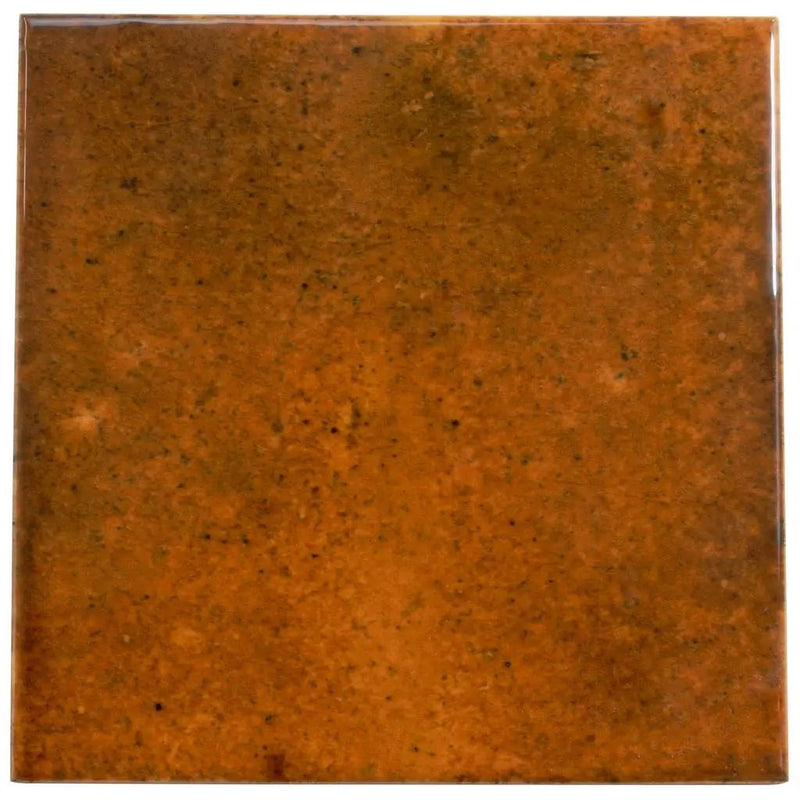 Red 4x4 Glossy Square Ceramic Tile (60 pack, 6.46 sq ft/case) by Apollo Tile