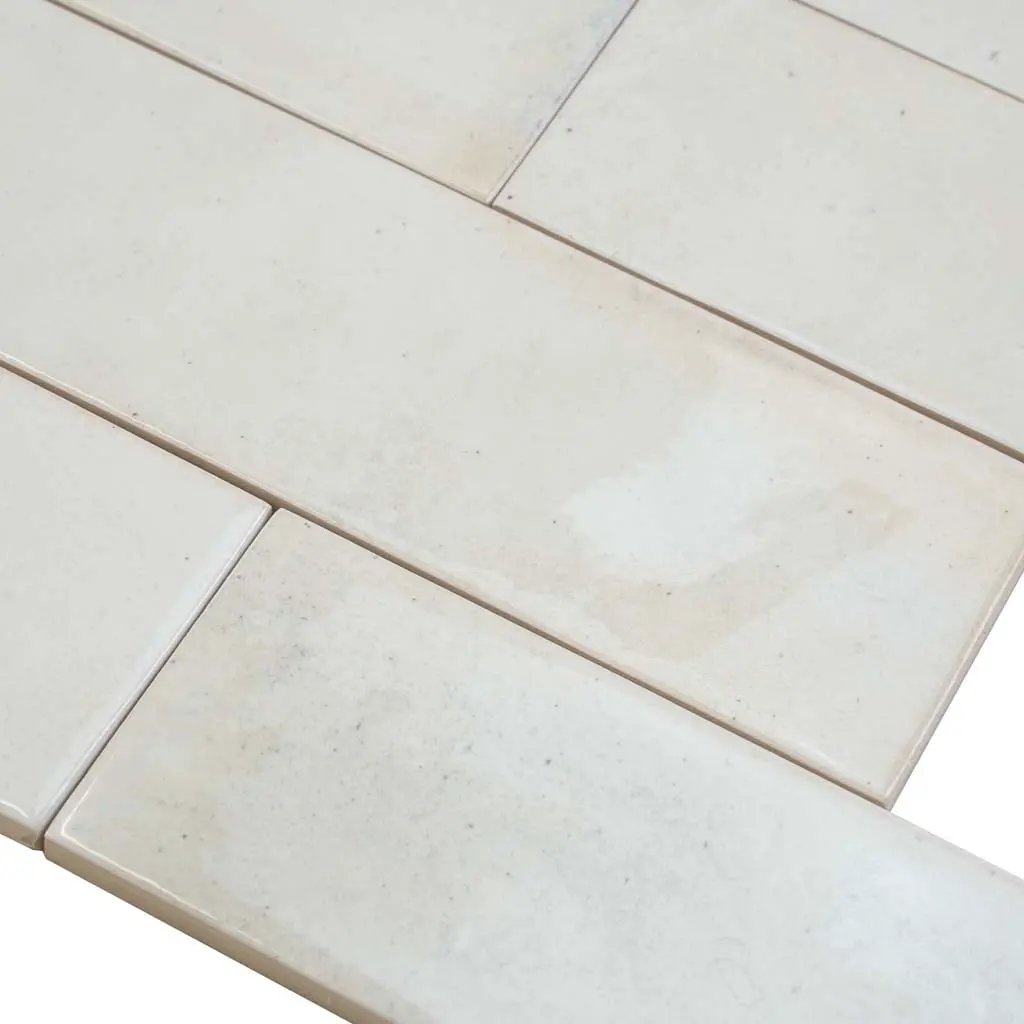 White 2.5x8 Glossy Ceramic Subway Tile (38 pack, 5.38 sq ft/case) by Apollo Tile