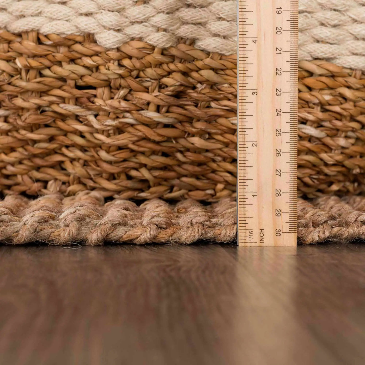 Senneterre Natural Jute Rug by Boutique Rugs