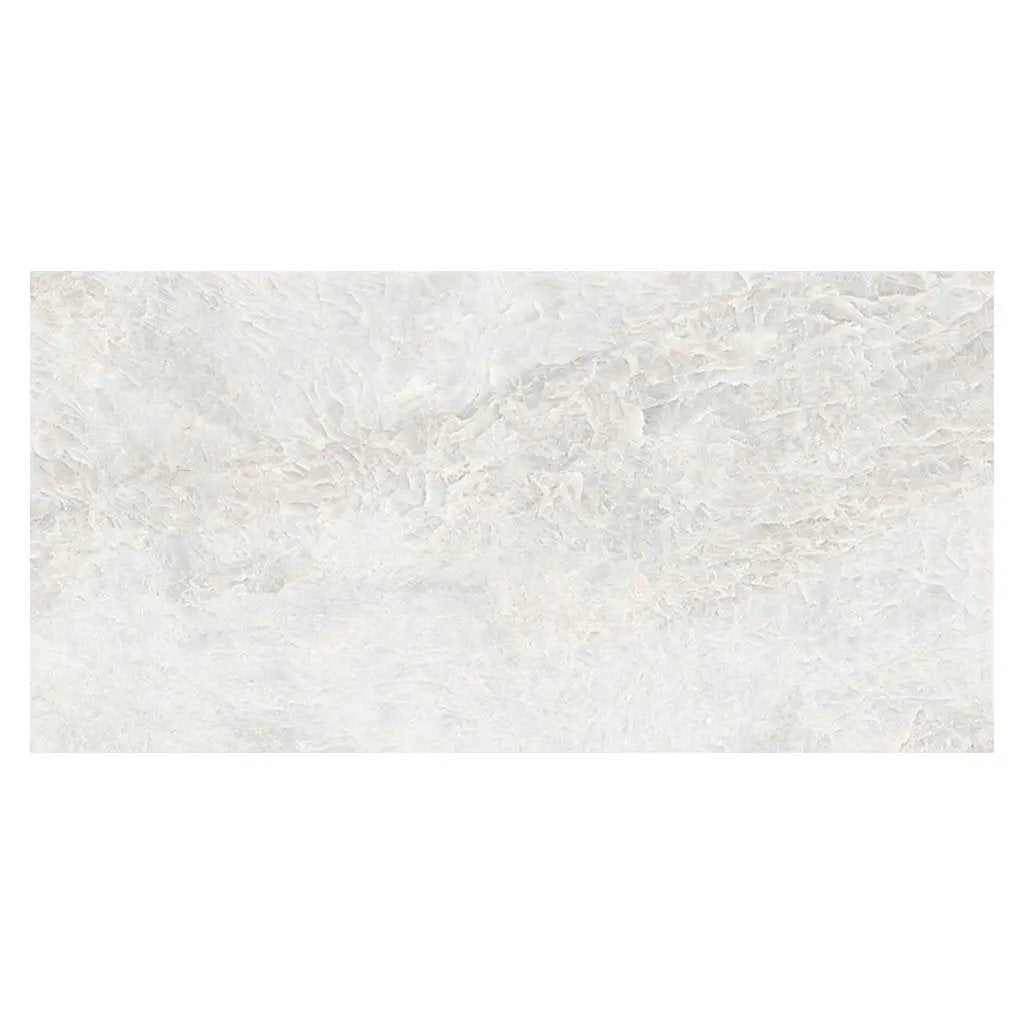 Frosted White 24x48 Polished Porcelain Large Format Tile (2 pack, 15.49 sq ft/case) by Apollo Tile