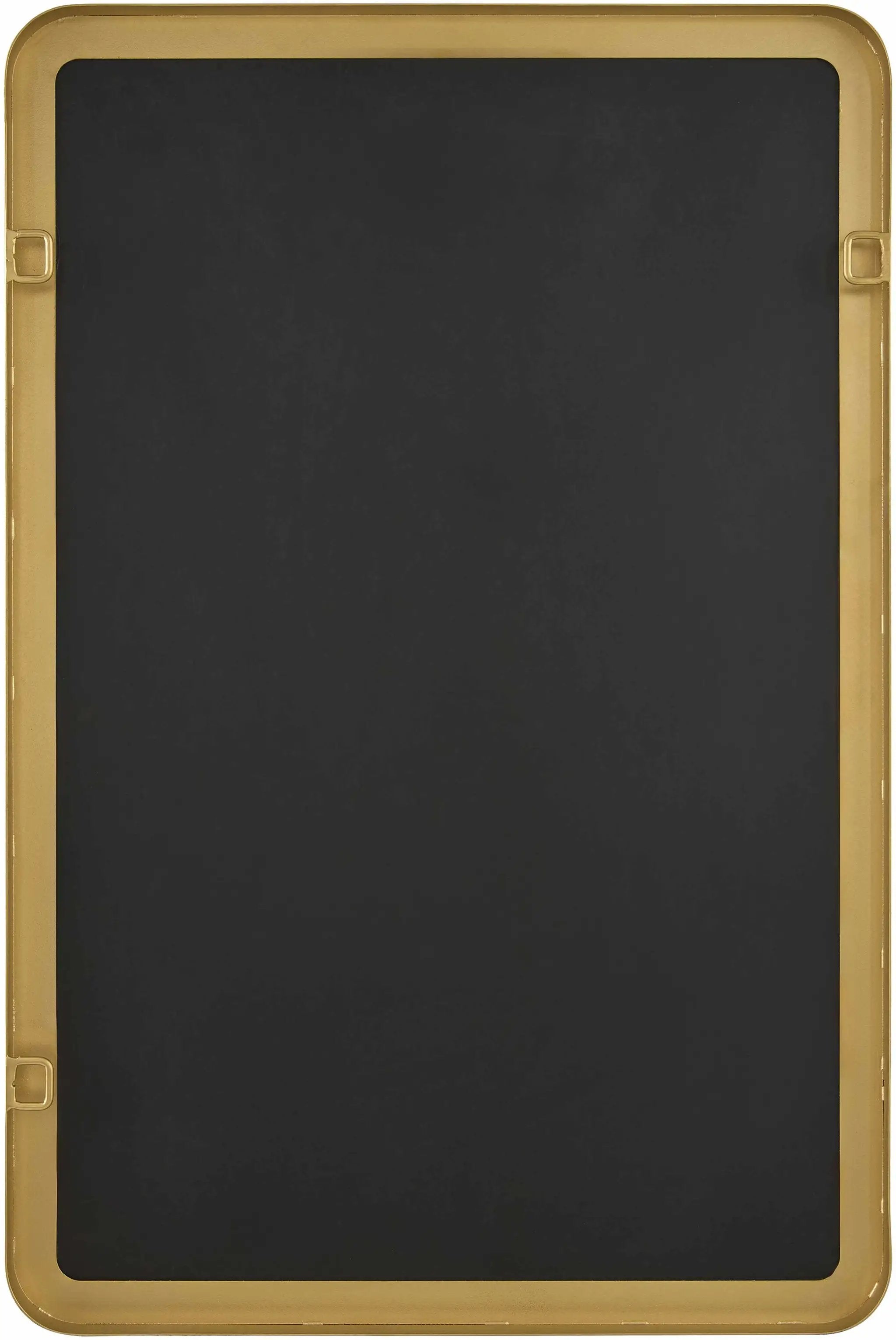 Tubii Gold Mirror with Iron Base by Boutique Rugs