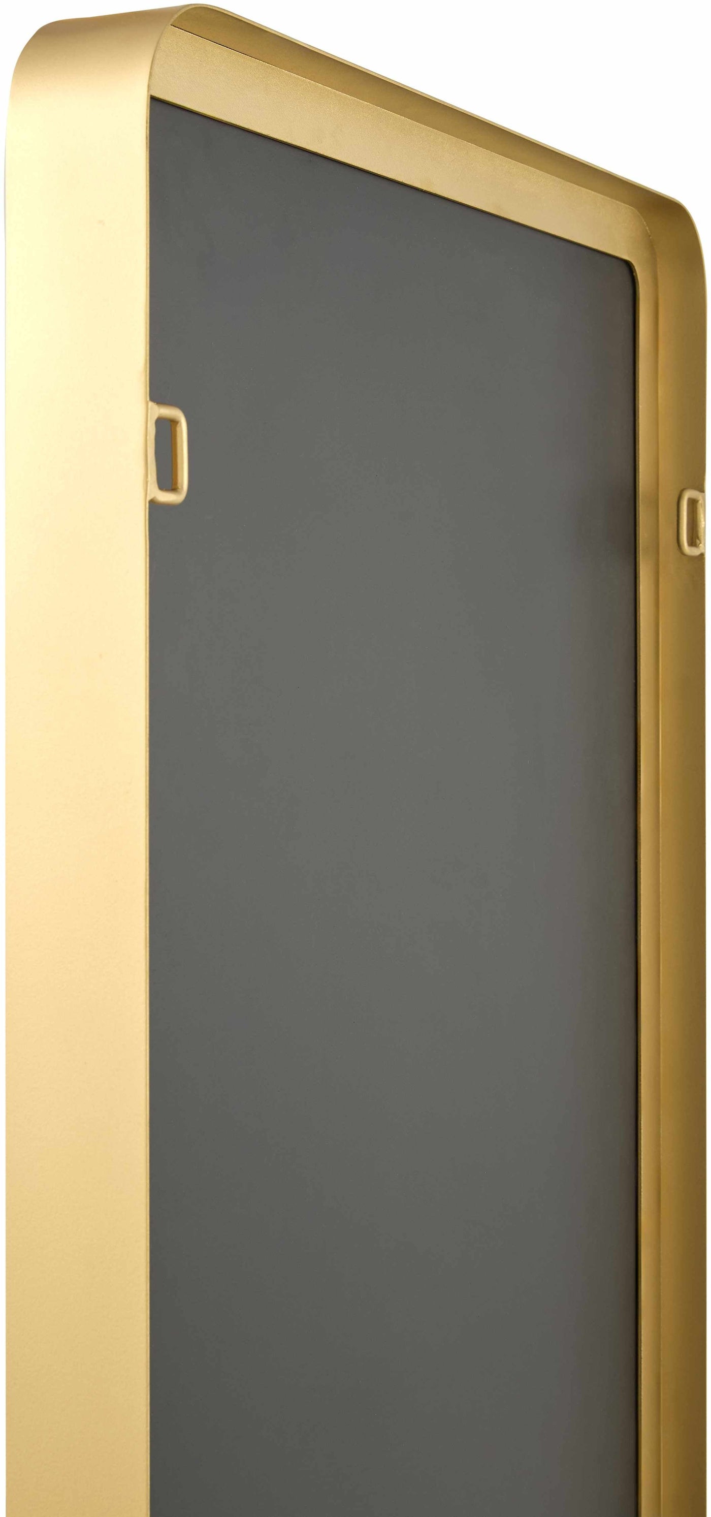 Tubii Gold Mirror with Iron Base by Boutique Rugs