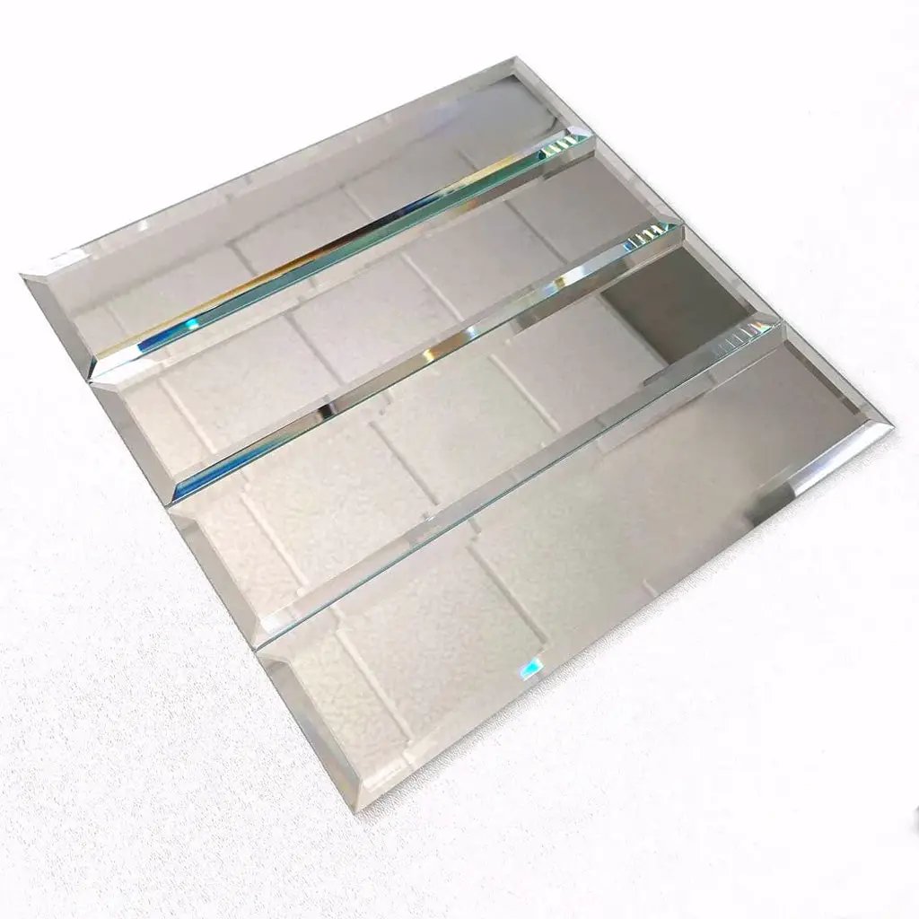 Clear Glass 3x12 Polished Glass Subway Tile (20 pack, 5 sq ft/case) by Apollo Tile