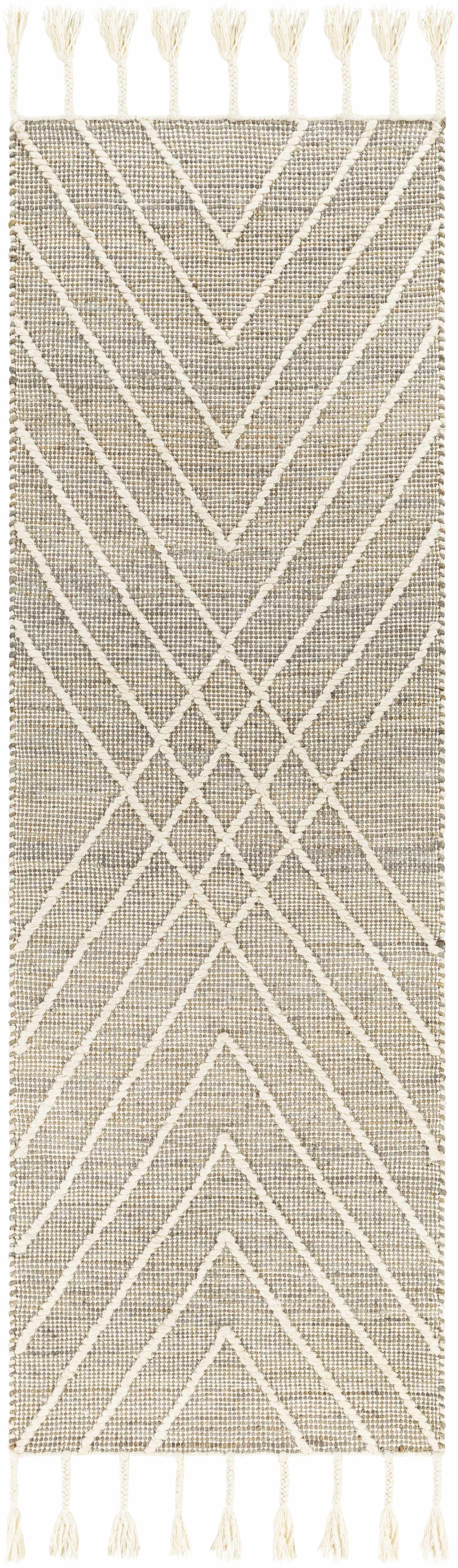 Marbletown Jute&Wool Blend Rug with Tassels - Clearance, photo 3 of 20