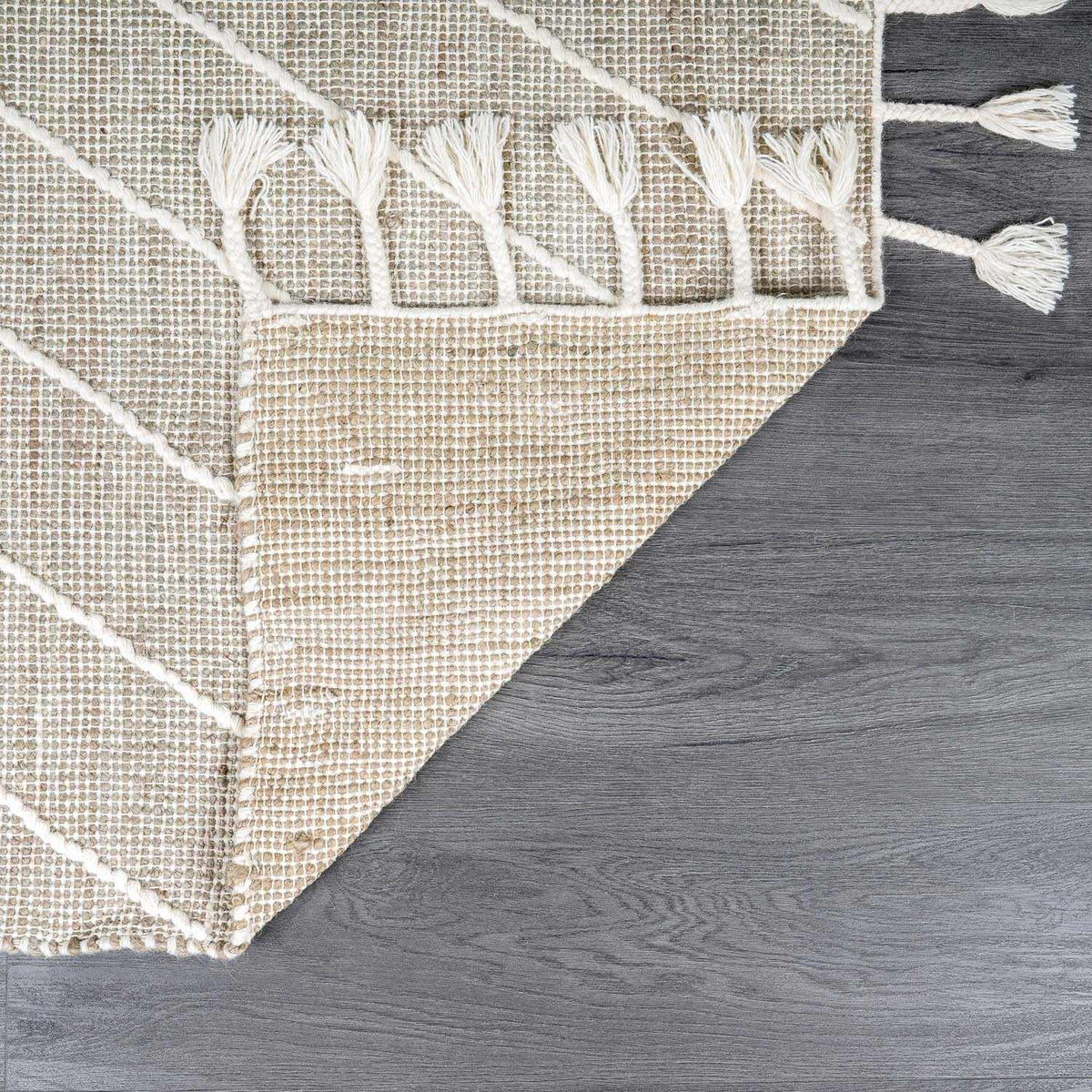 Marbletown Jute&Wool Blend Rug with Tassels - Clearance, photo 13 of 20