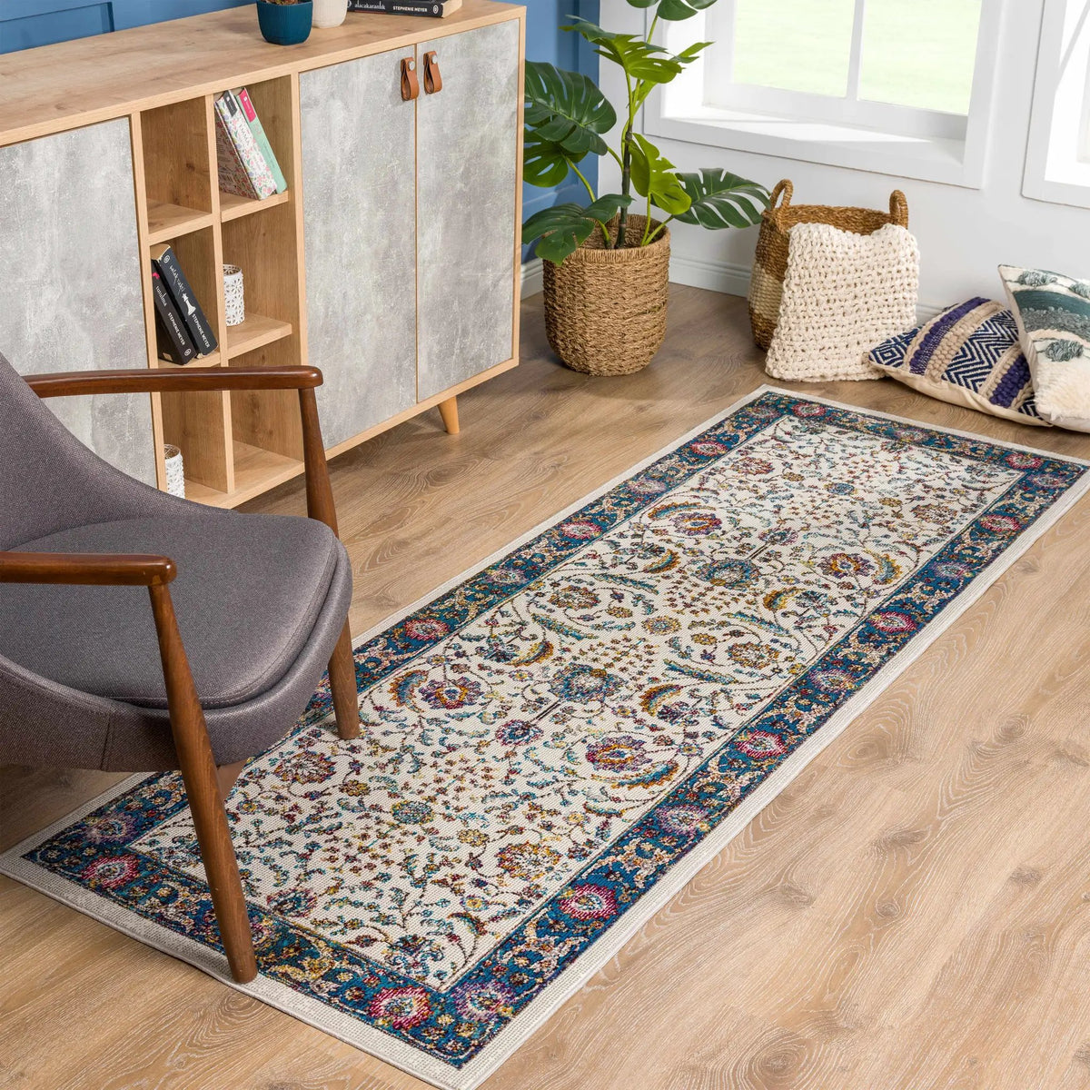 Mardina Colorful Area Rug - Clearance, installed in a room 3