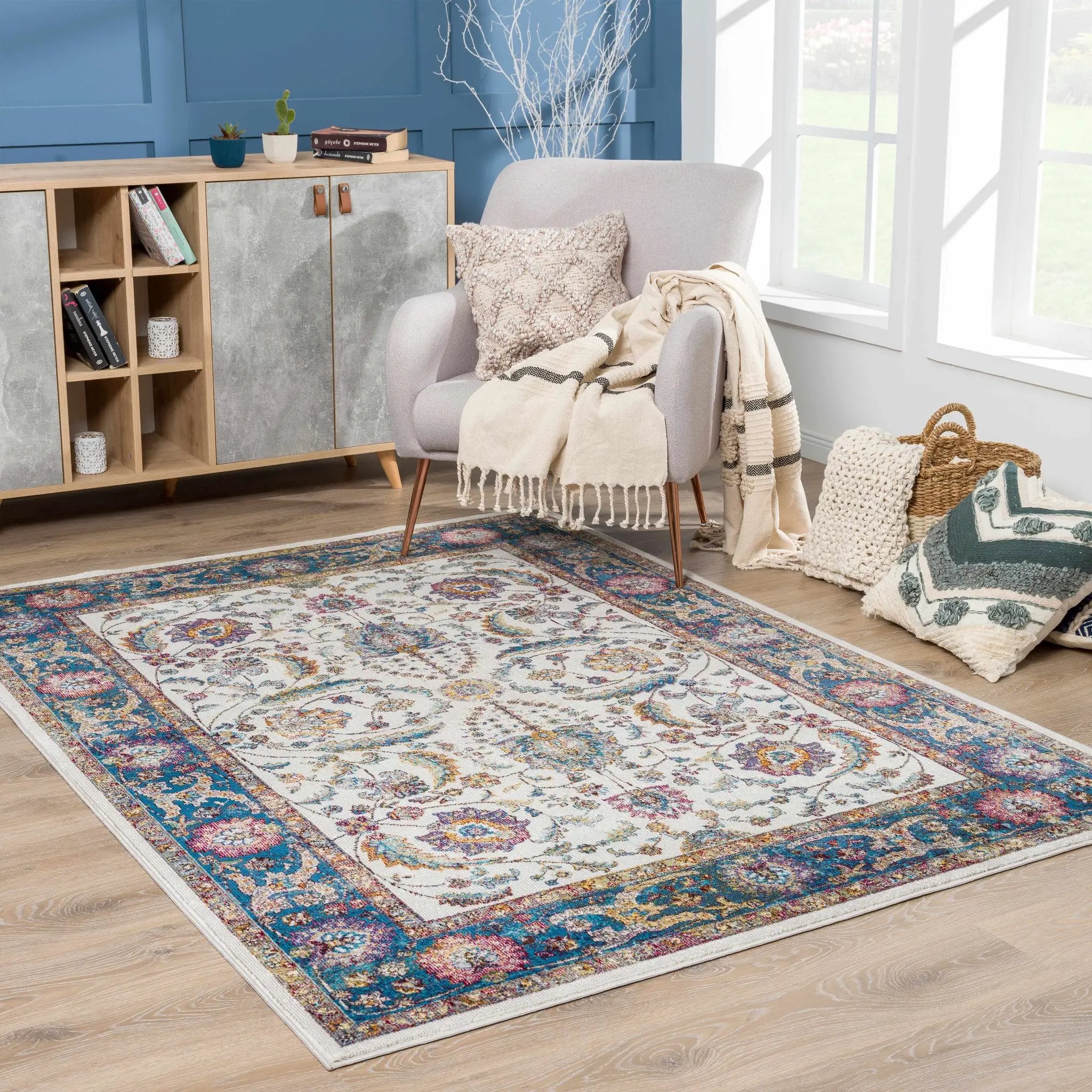 Mardina Colorful Area Rug - Clearance by Boutique Rugs
