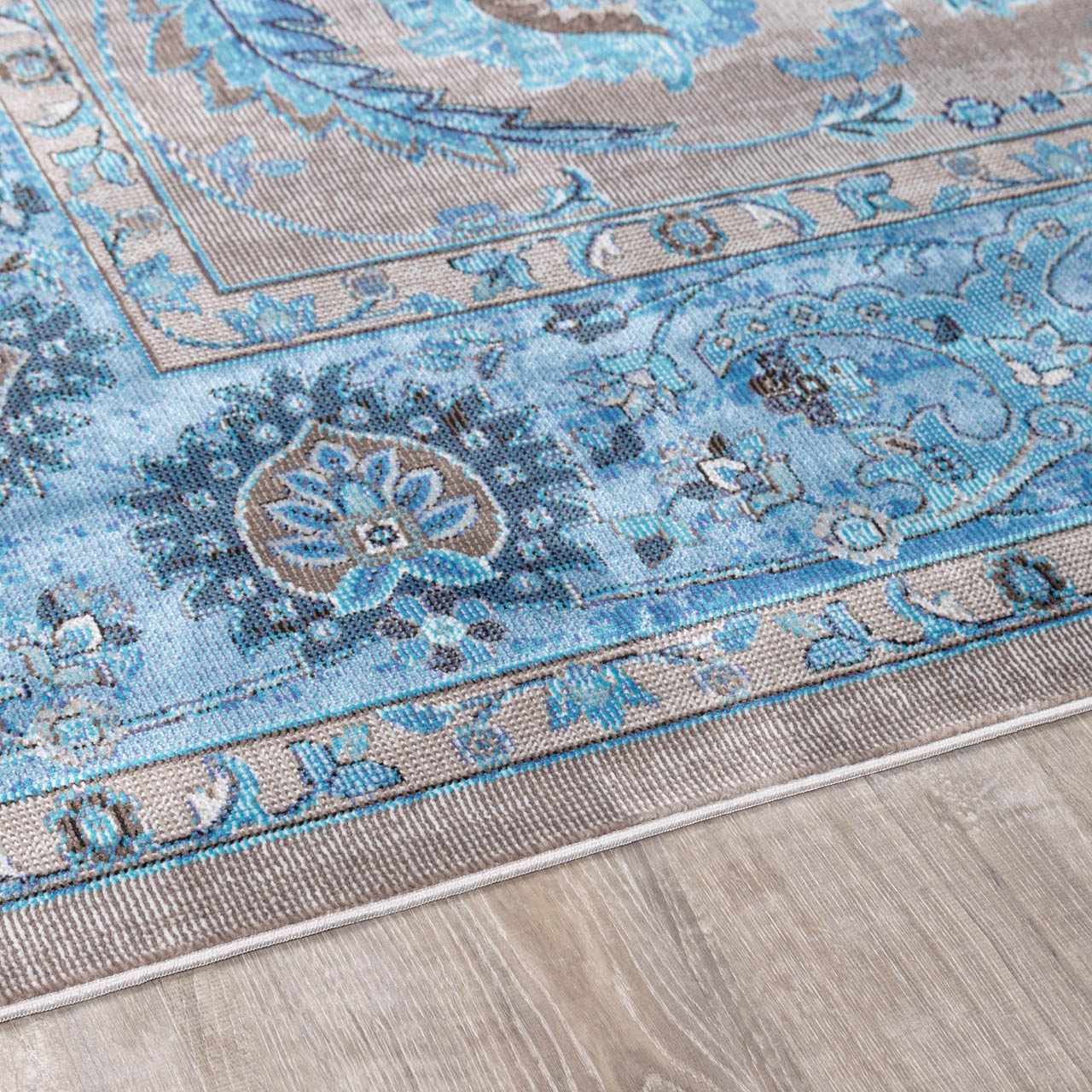 Mardina Turquoise Area Rug - Clearance by Boutique Rugs