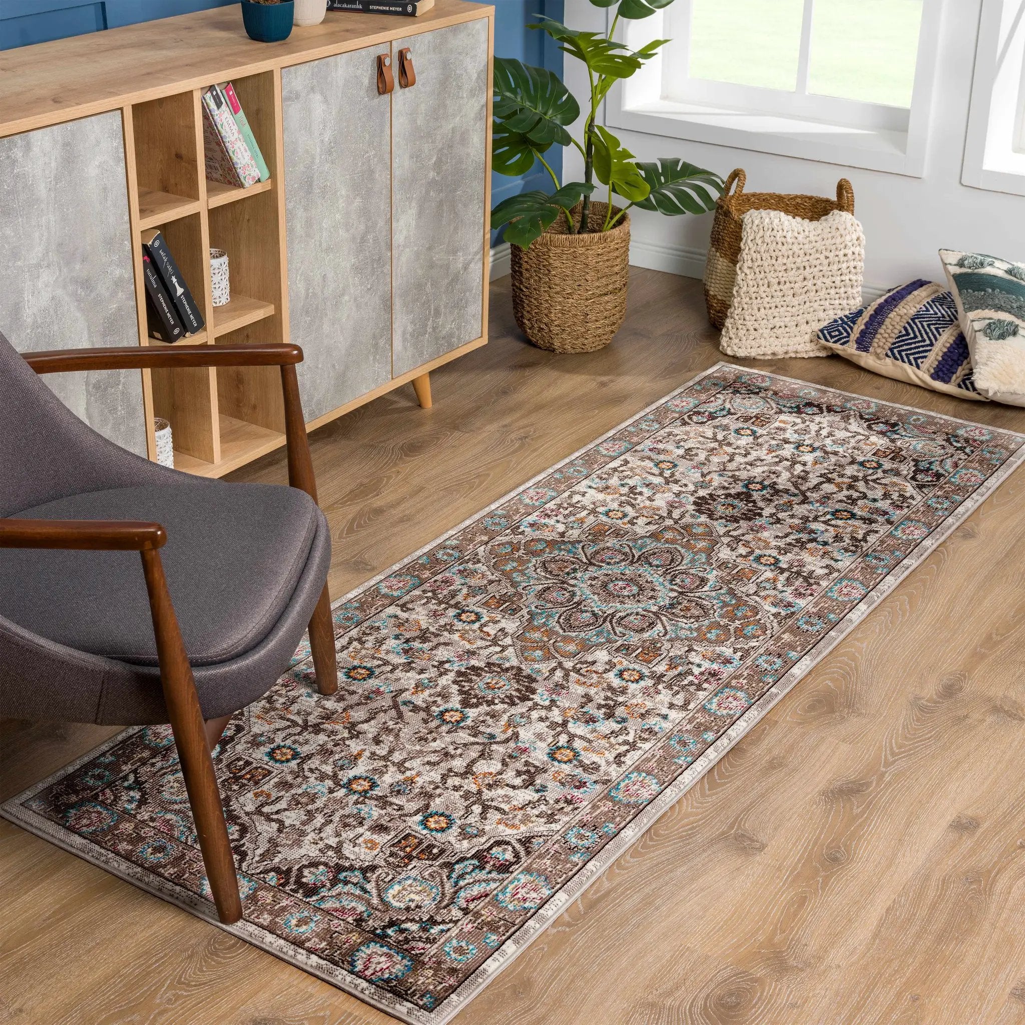 Mardin Brown Area Rug - Clearance by Boutique Rugs