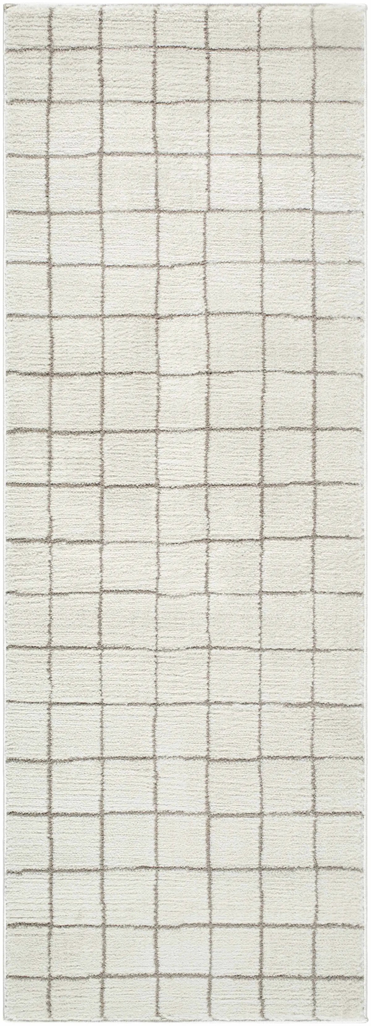 Cascade Checkered Ivory Area Rug, photo 4 of 10