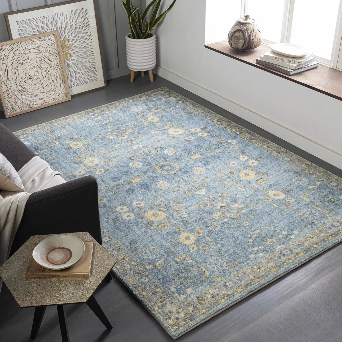Marino Area Rug, installed in a room 3