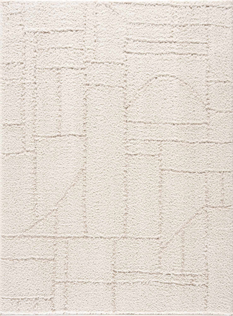 Andia Plush Grid Rug - Clearance by Boutique Rugs