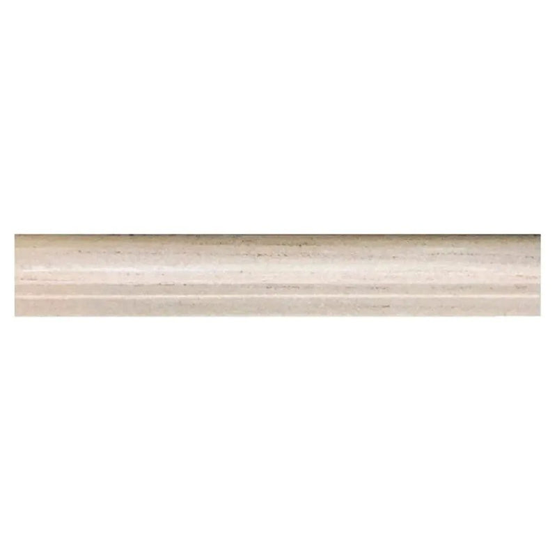 Beige 2x12 Polished Crystal Sand Chair Rail Marble Tile Trim (10 pack, 1.667 sq ft/case) by Apollo Tile