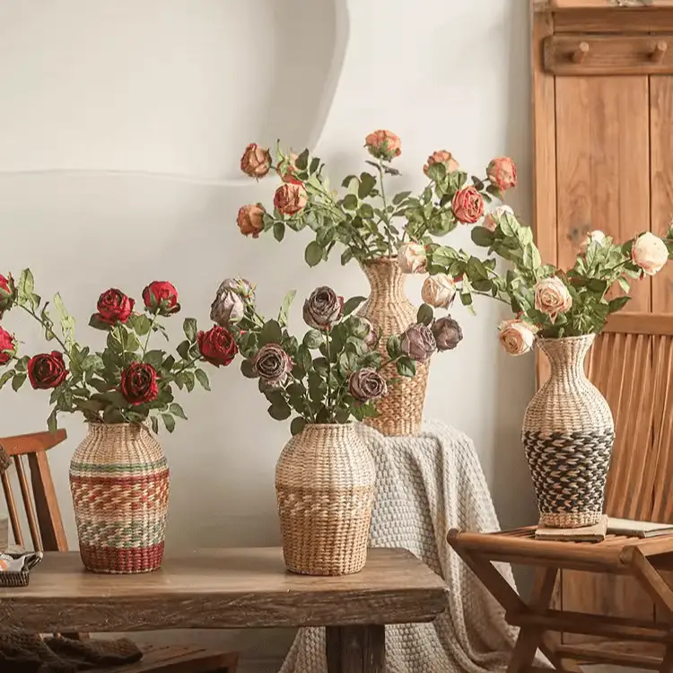 Artificial Single Rose Stem 28.7" Tall by RusticReach