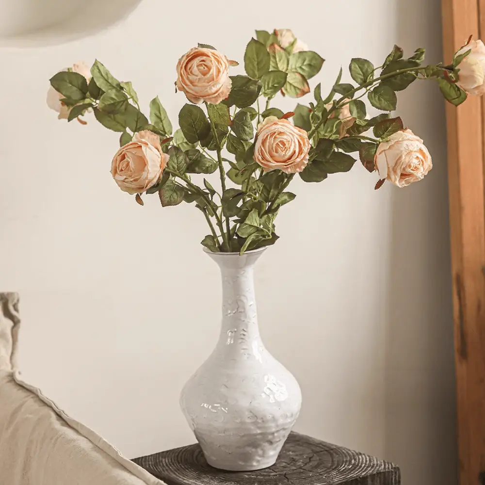 Artificial Single Rose Stem 28.7" Tall by RusticReach