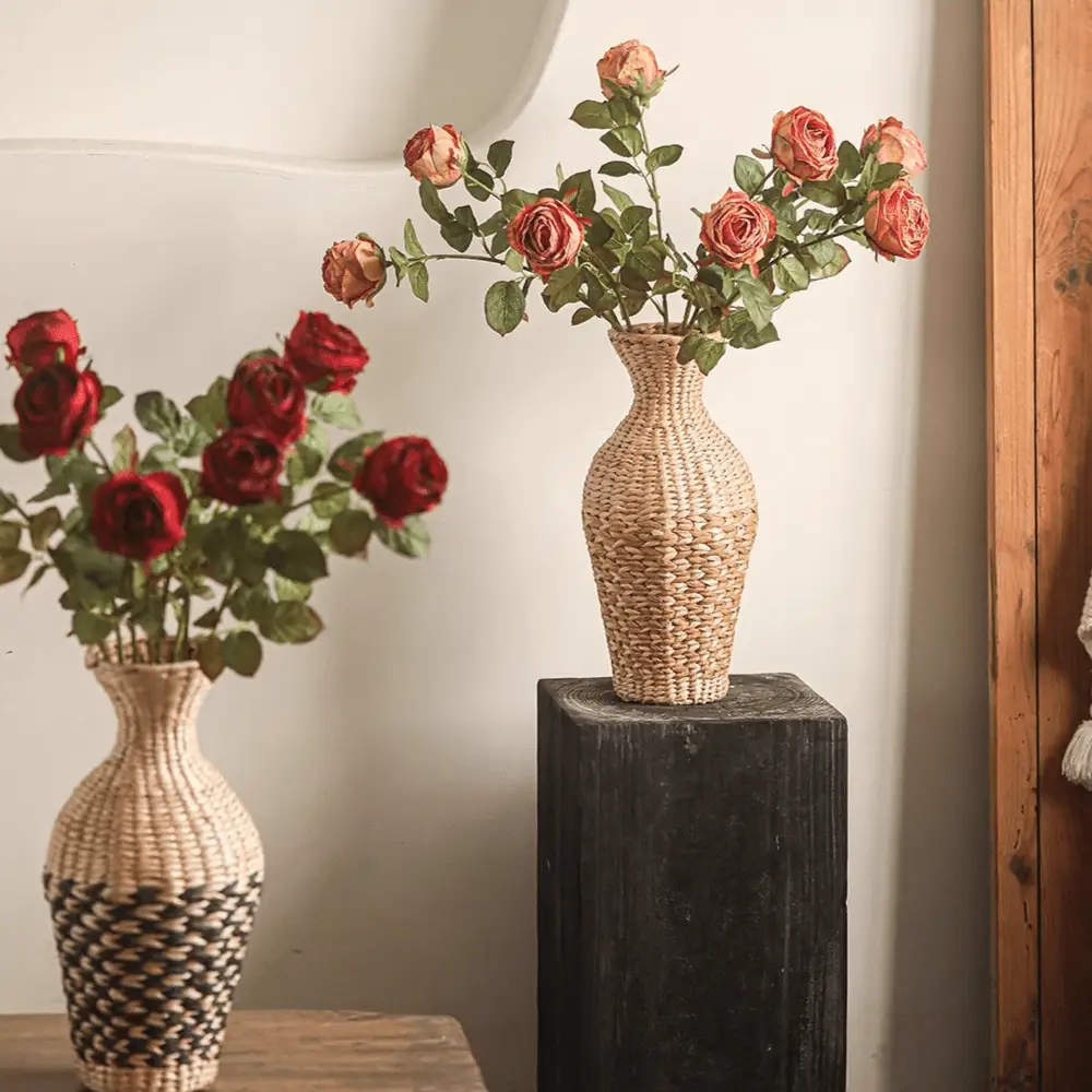 Artificial Single Rose Stem 28.7" Tall by RusticReach