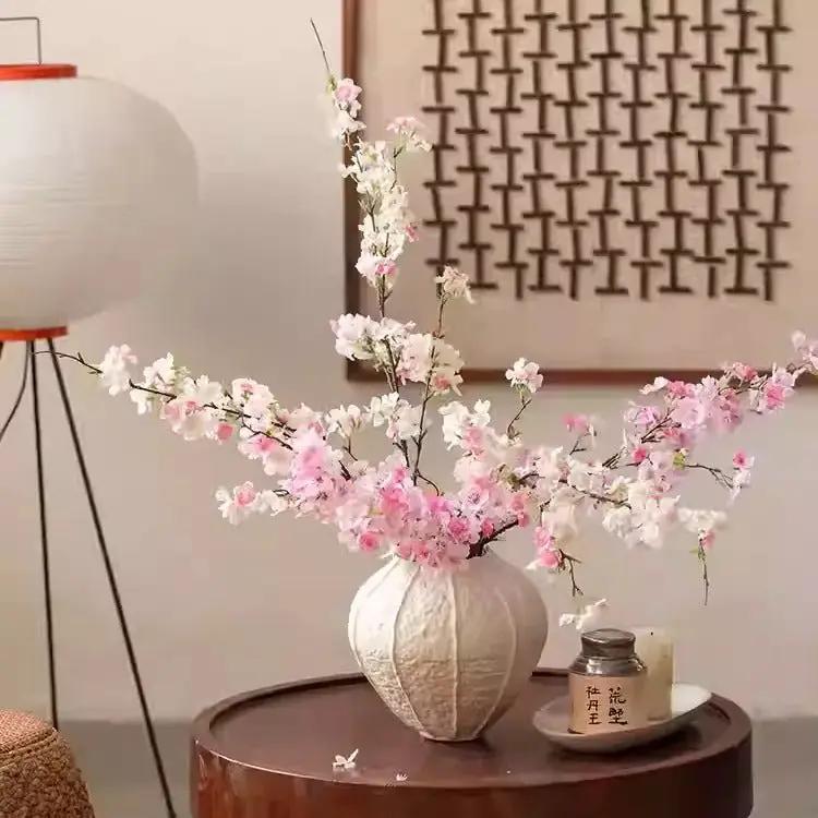 Blushing Cherry Blossom Branch 43.3" Tall by RusticReach
