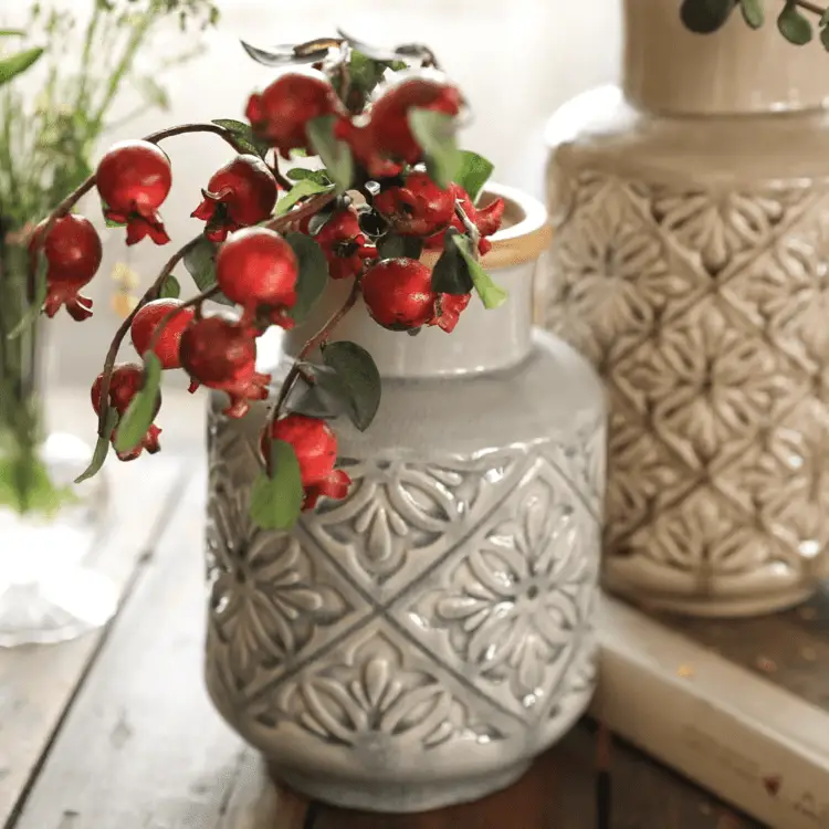 Domino Embossed Pattern Vase by RusticReach