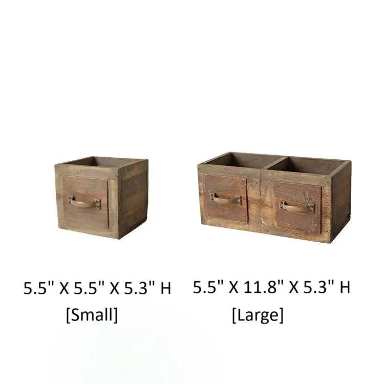 Farmhouse Wooden Box for Succulents or Flowers by RusticReach