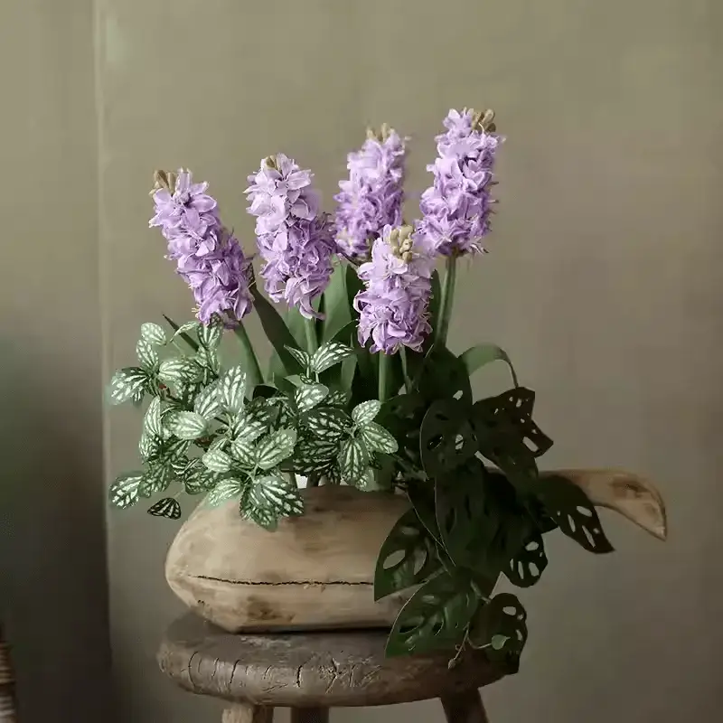 Spring Artificial Hyacinth Stem 16" Tall by RusticReach