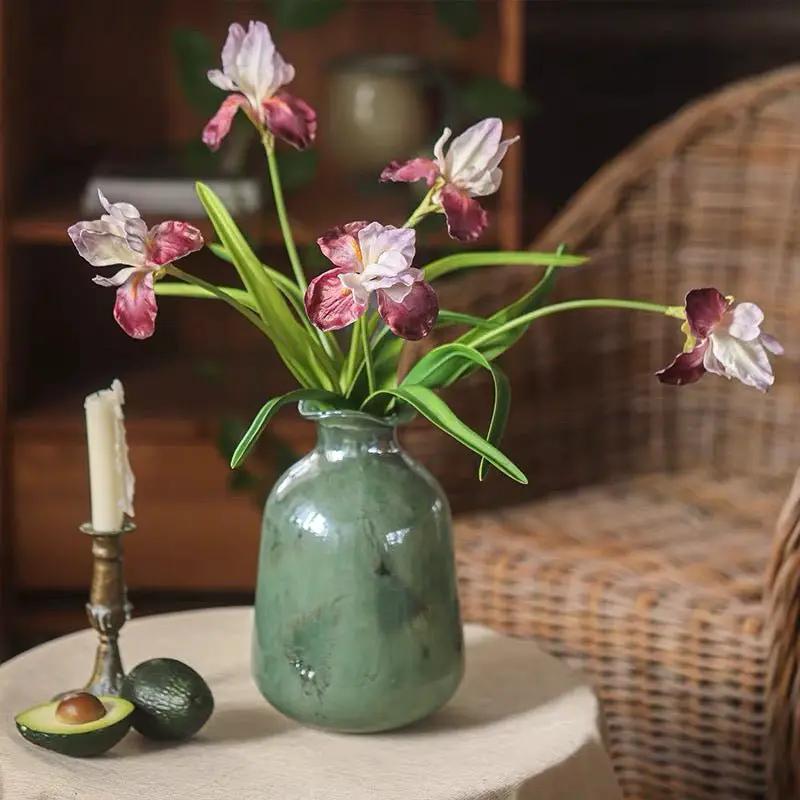 Silk Iris Flower 22" Tall by RusticReach