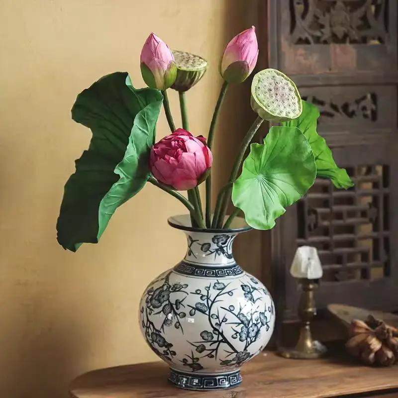 Artificial Lotus Flower and Seedpod by RusticReach