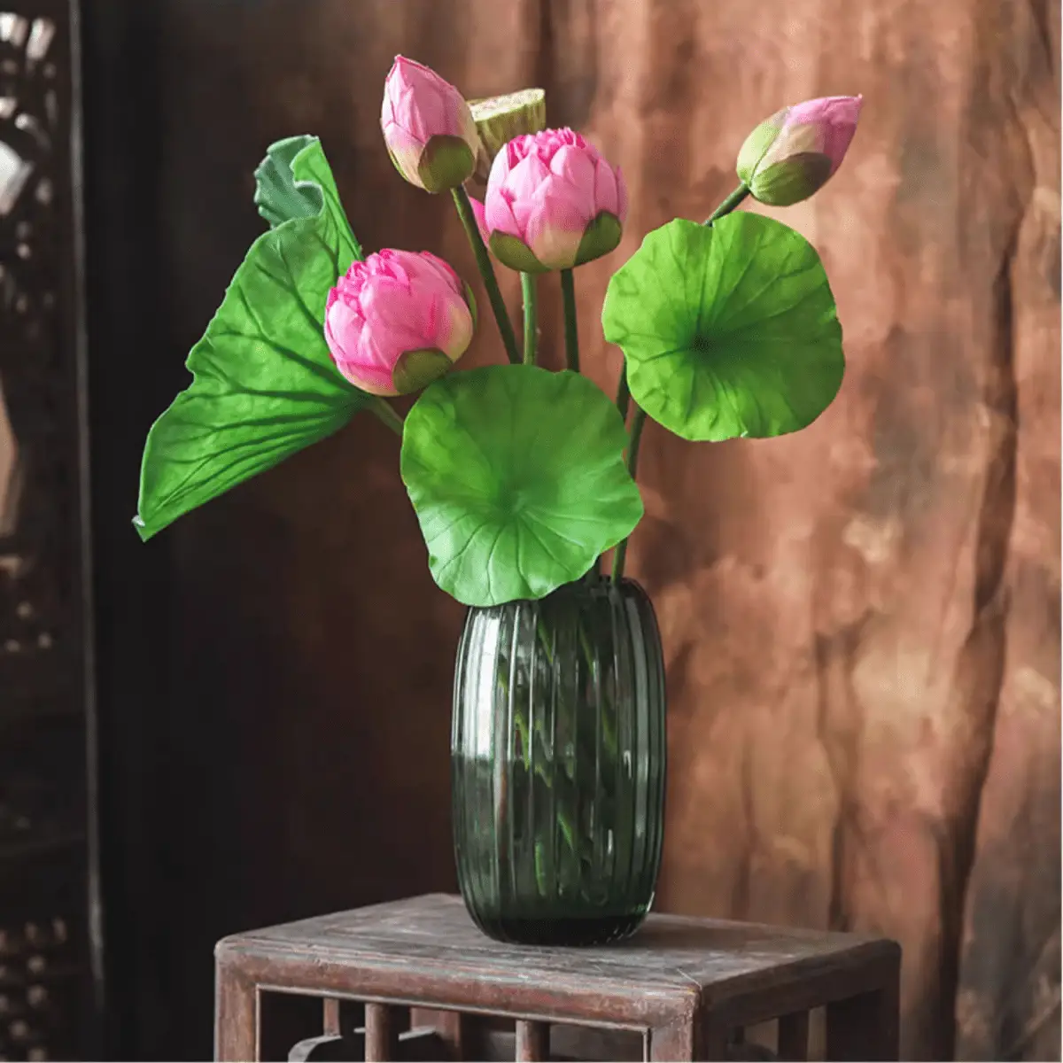 Artificial Lotus Flower and Seedpod by RusticReach