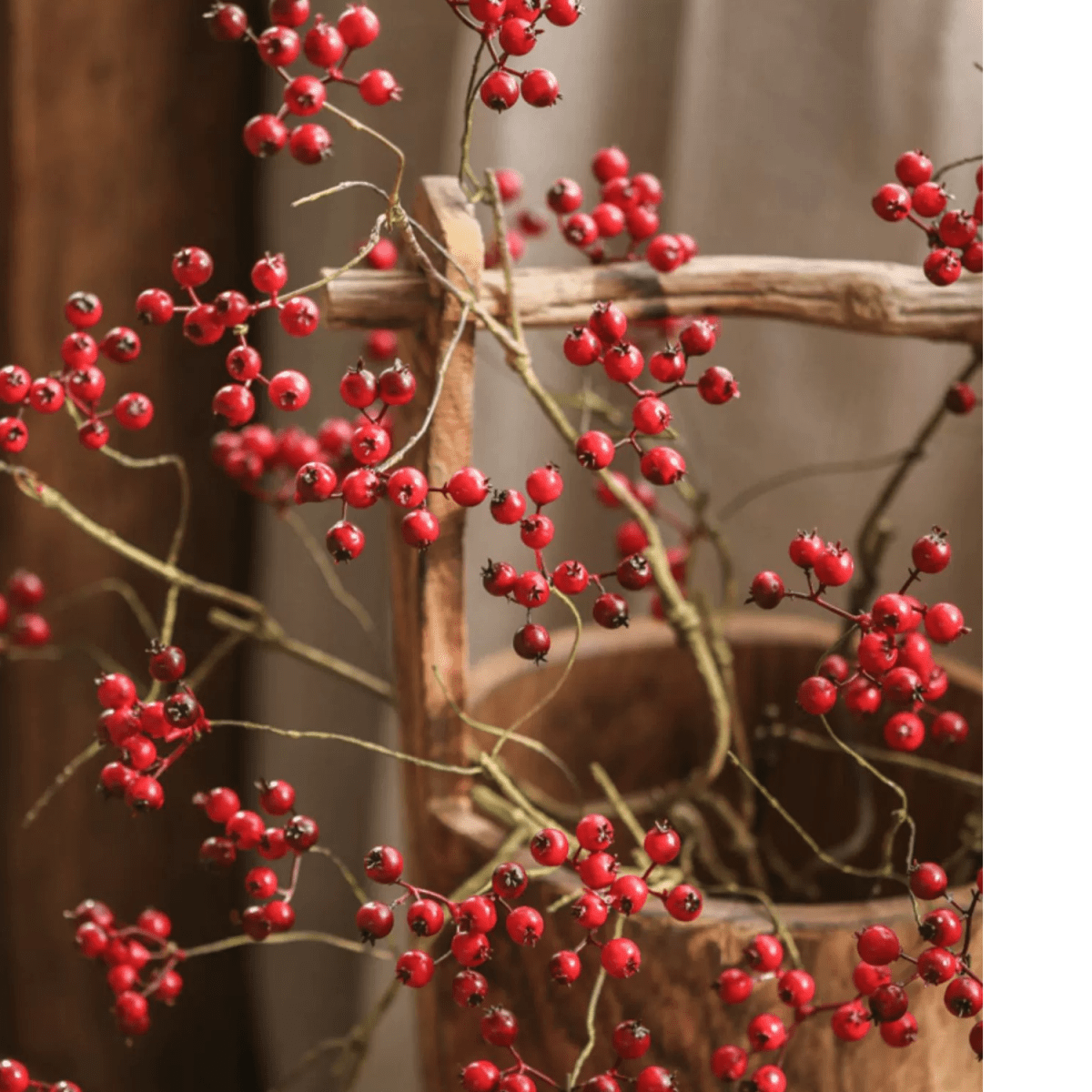 Mini Fruit Berry Stem 30" Tall by RusticReach