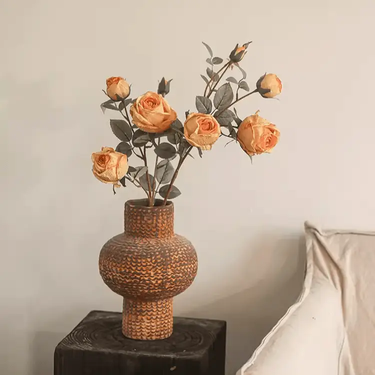 Miriya Large Rose Flower Stem 25.2" Tall by RusticReach