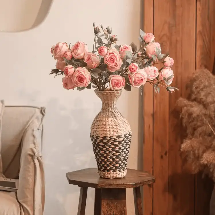 Miriya Large Rose Flower Stem 25.2" Tall by RusticReach