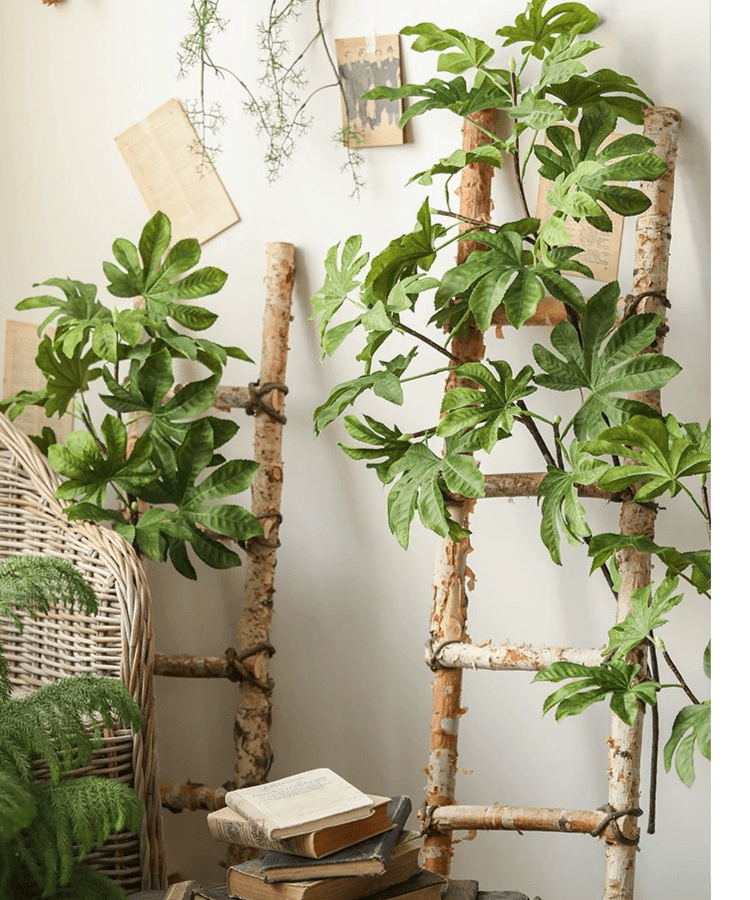 Artificial Octagonal Foliage Branch 37.4" Tall by RusticReach