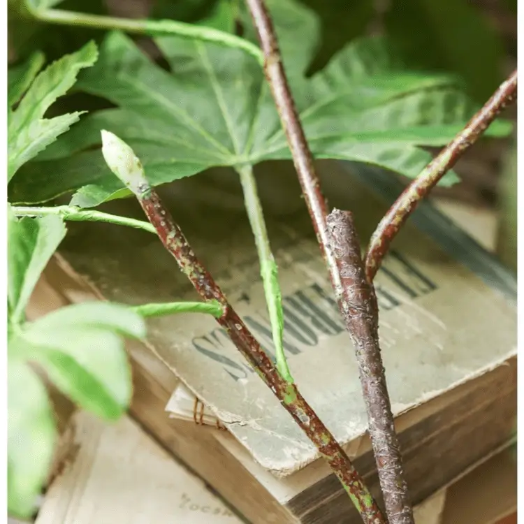 Artificial Octagonal Foliage Branch 37.4" Tall by RusticReach