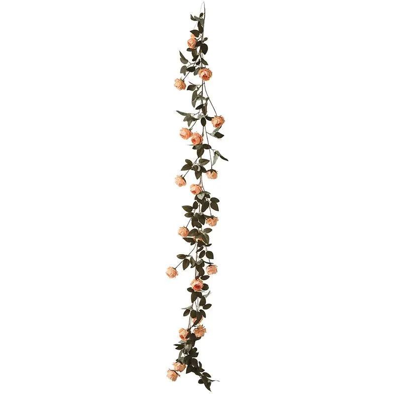Artificial Small Peony Flower Vine 65" Long by RusticReach