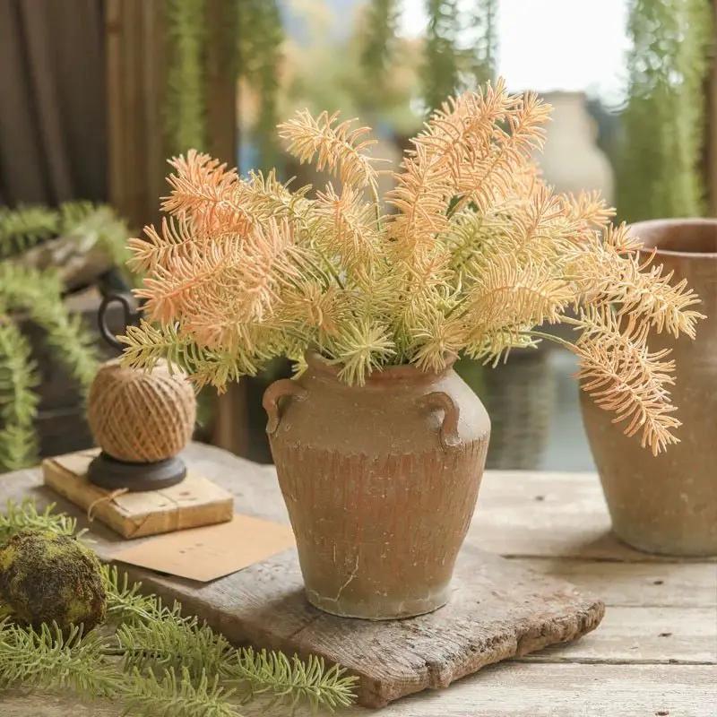 Faux Pine Leaf Stem 17.7" Tall by RusticReach