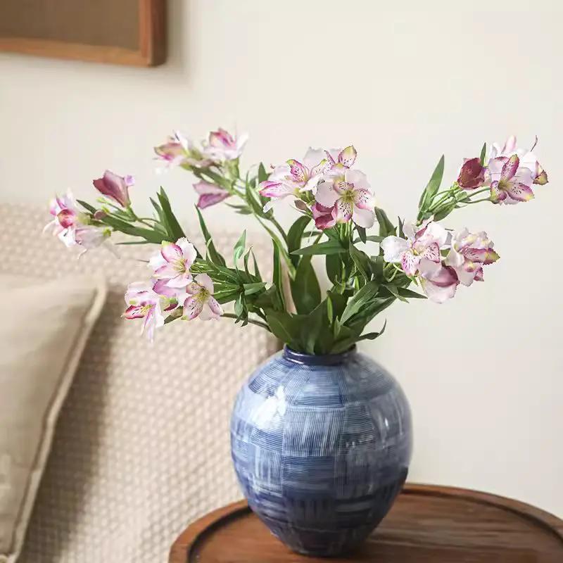 Artificial Peruvian Lily Stem 29.5" Tall by RusticReach