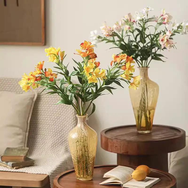 Artificial Peruvian Lily Stem 29.5" Tall by RusticReach