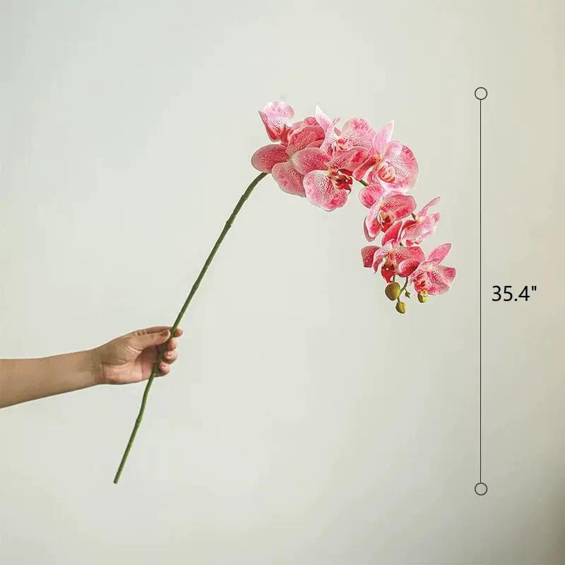 Real Touch Orchid Stem in Various Colors 35" Tall by RusticReach