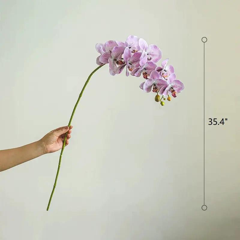 Real Touch Orchid Stem in Various Colors 35" Tall by RusticReach