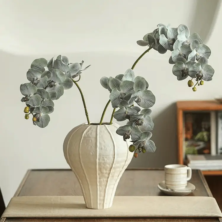 Real Touch Orchid Stem in Various Colors 35" Tall by RusticReach