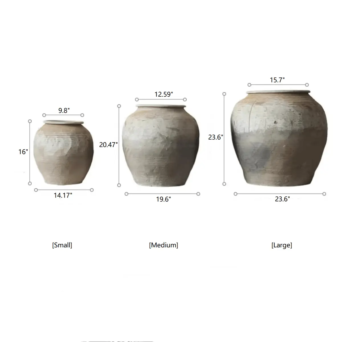 Round Earthenware Pot by RusticReach