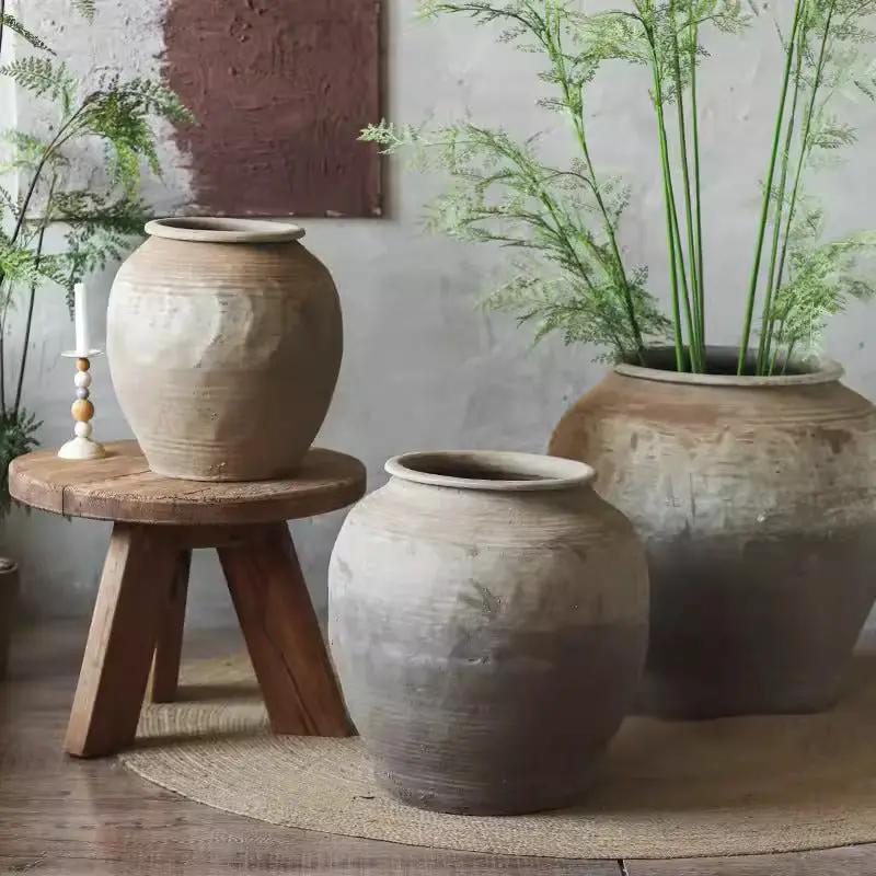 Round Earthenware Pot by RusticReach